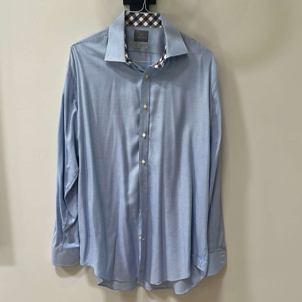 Blue Men's Dress Shirt